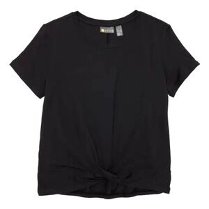 Zella Girls Peaceful Twist T-Shirt In Black Size Medium (8/10)